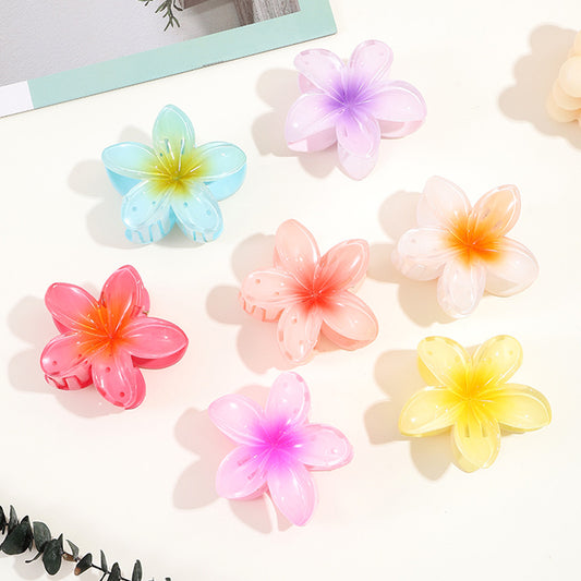 Simulated Bauhinia Flower Candy Color Clasp