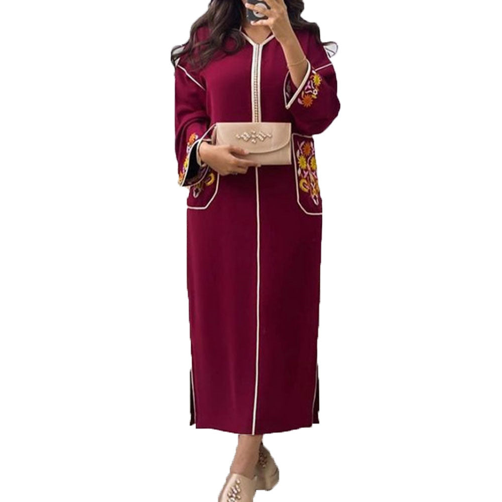Hooded Fashion Elegant Long Dress