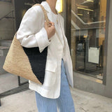 Casual Large Capacity Straw Bag For Women Summer
