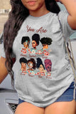 T-Shirt Hip Hop Collection Digital 3D Printed Women