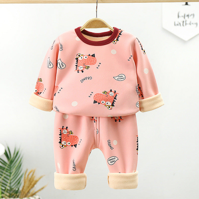 Children's velvet underwear set