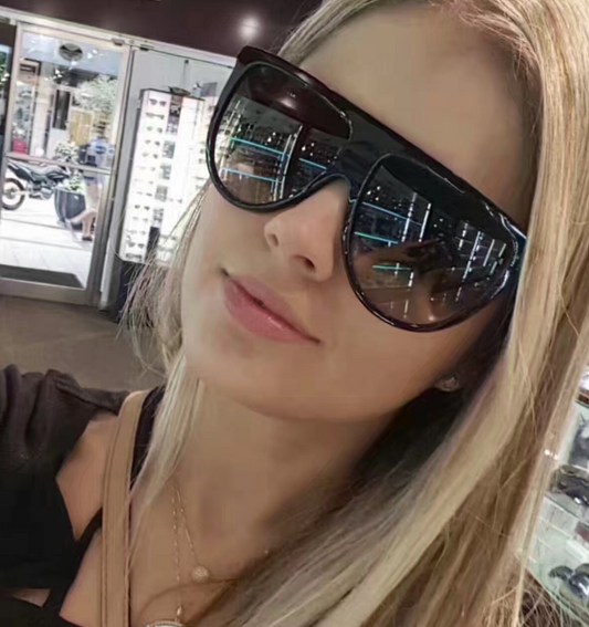 Sunglasses Women Gradient Lens Sun Glasses Women Full Frame