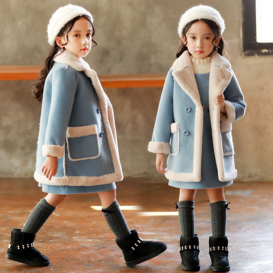 Winter children's clothing