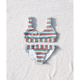 Striped swimsuit women