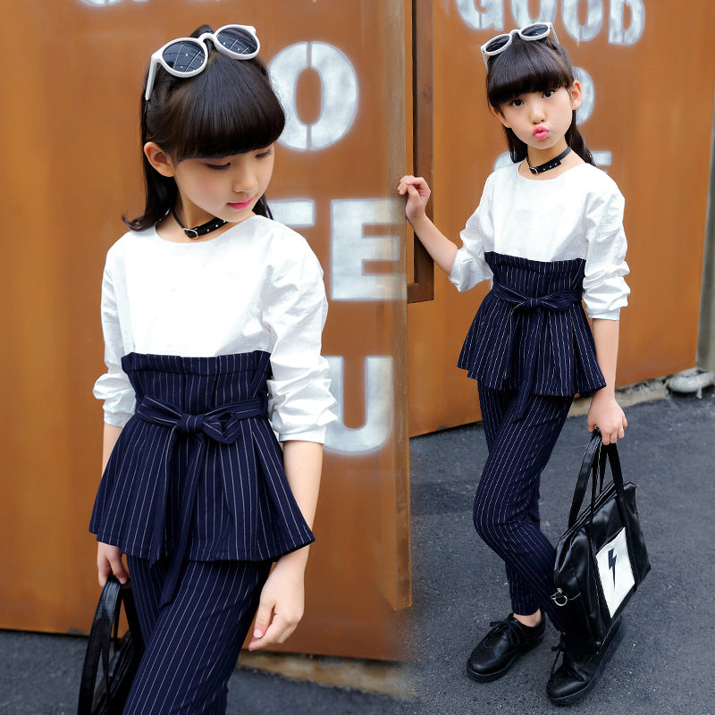 New Student Two-Piece Suit For Middle-Aged Students