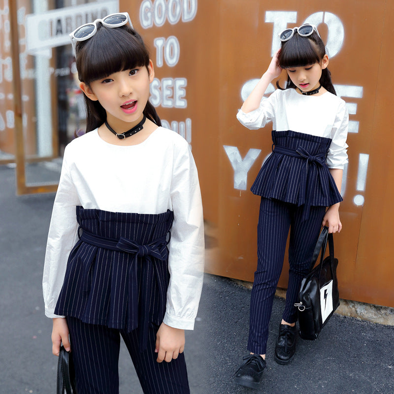 New Student Two-Piece Suit For Middle-Aged Students