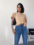Women s Short sleeved Multicolor Loose T shirt