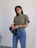 Women s Short sleeved Multicolor Loose T shirt