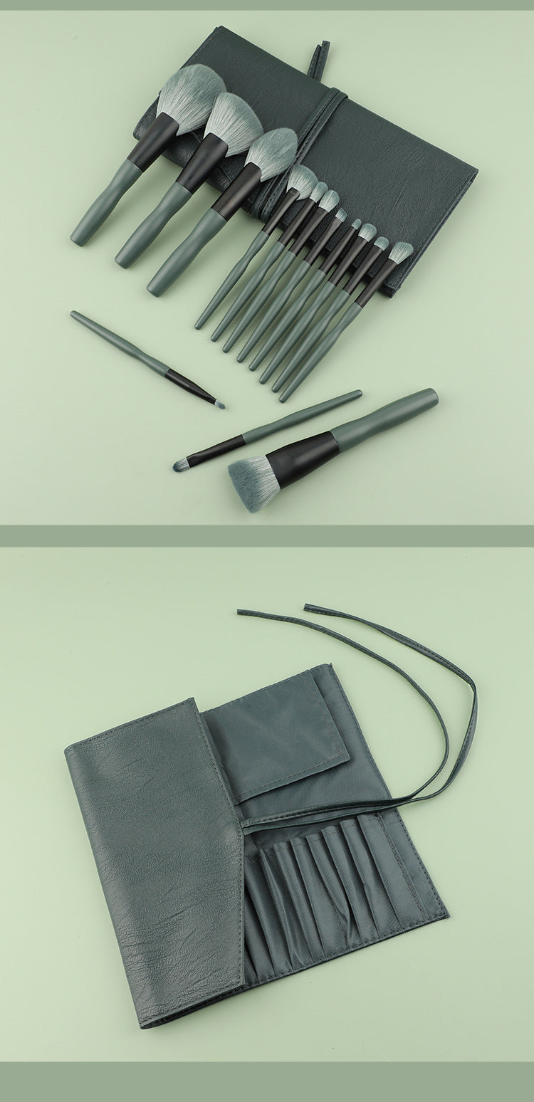 14 Plantain Makeup Brushes Set, Super Soft Makeup Brush Set