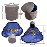 DIY kids Toy Clean-up And Storage Container Foldable Kids Storage