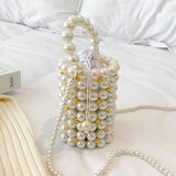 Mini Beads Bag Handmade Vintage Handbags Evening Party Shoulder Bag