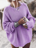 Loose plus size sweater coat