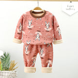 Children's velvet underwear set