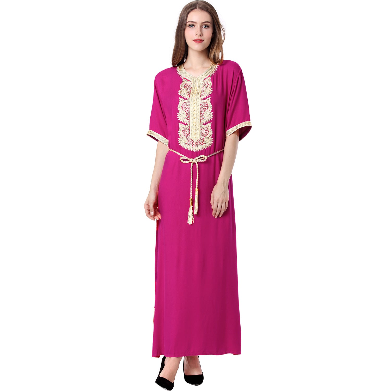 Women Middle East Arab Robe Long