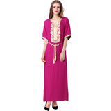Women Middle East Arab Robe Long