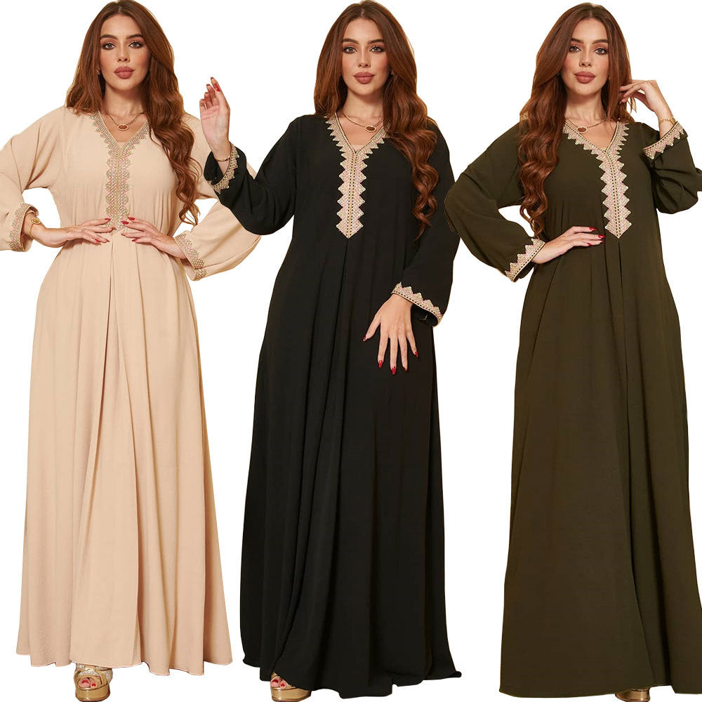 Middle East Women's Wear Swing Dress