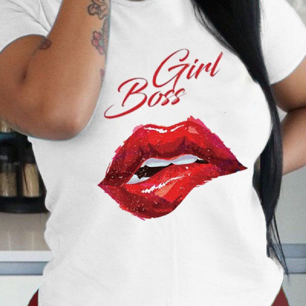 Women's Street Short Sleeve Sports T-shirt Top