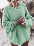 Loose plus size sweater coat