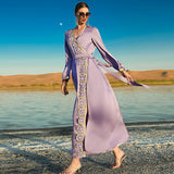 Style Dubai Travel Net Red Dress