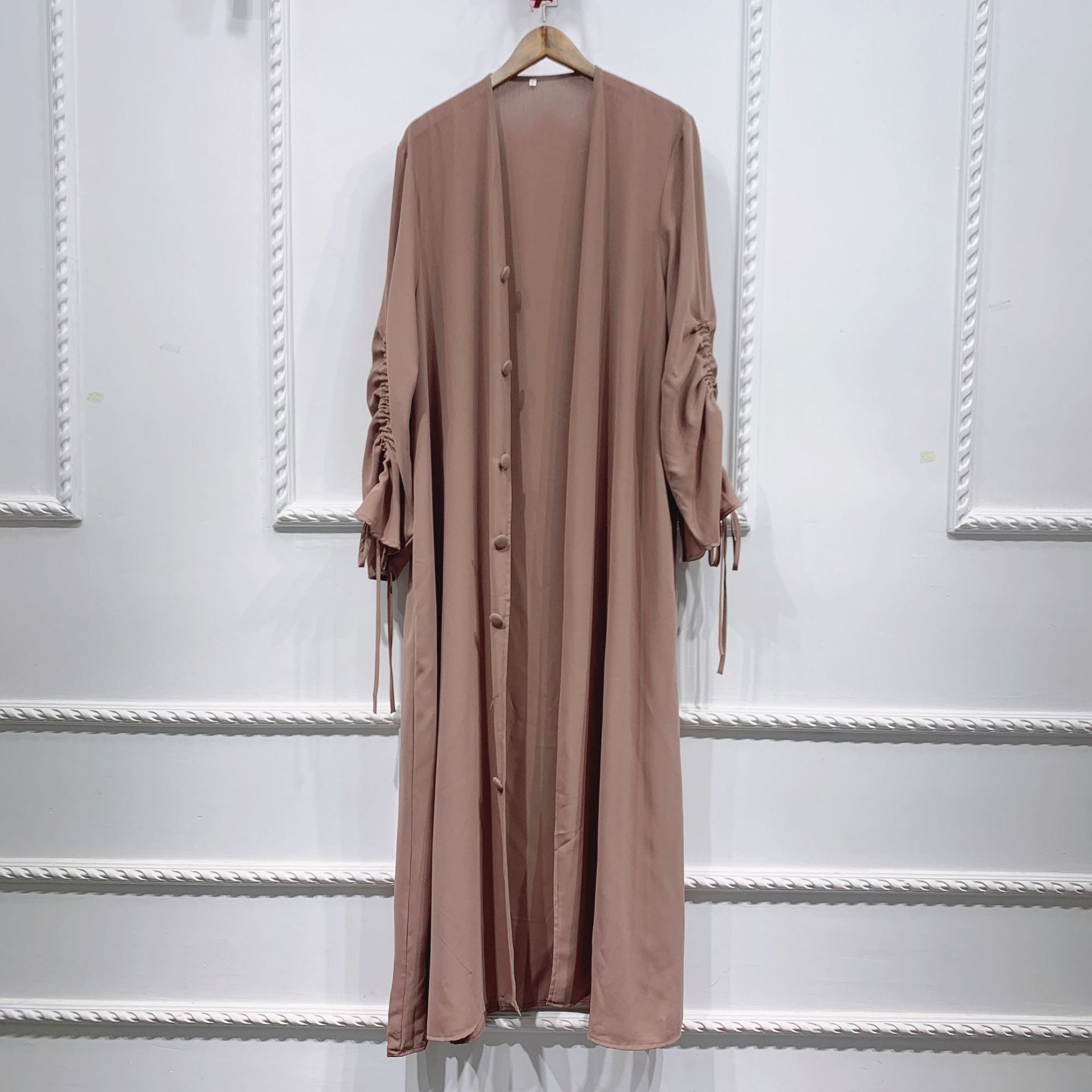 Stitching Sleeved Cardigan Women's