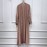 Stitching Sleeved Cardigan Women's