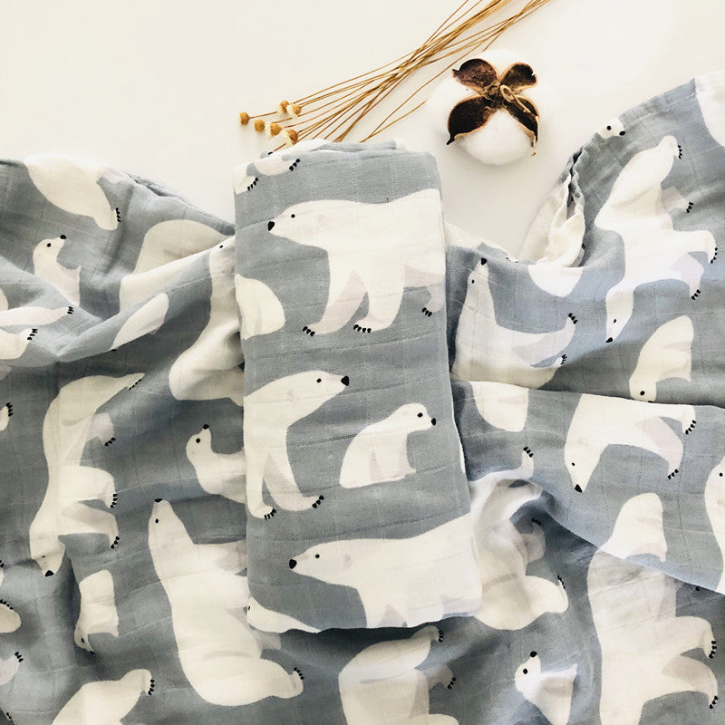 Newborn Swaddling Gauze Blanket Quilt