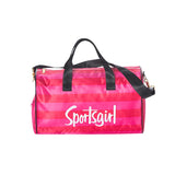 Sportsgirl Travel Bag Striped Women\'s Portable Large Capacity