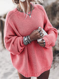 Loose plus size sweater coat