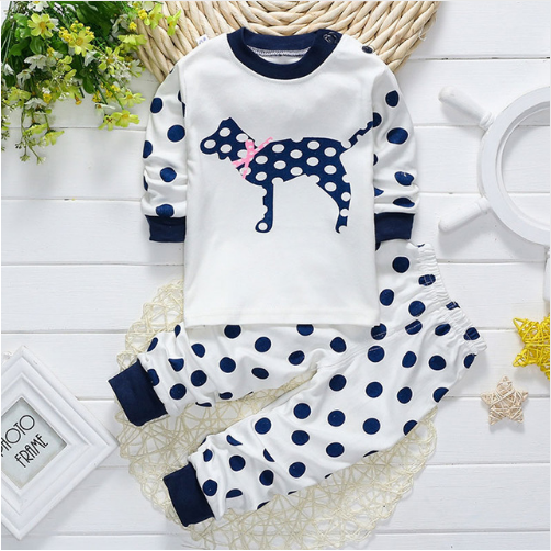 spring clothing brand cotton baby clothing baby clothing pajamas suit animal Elephant Baby Boy sports suit 2 pieces