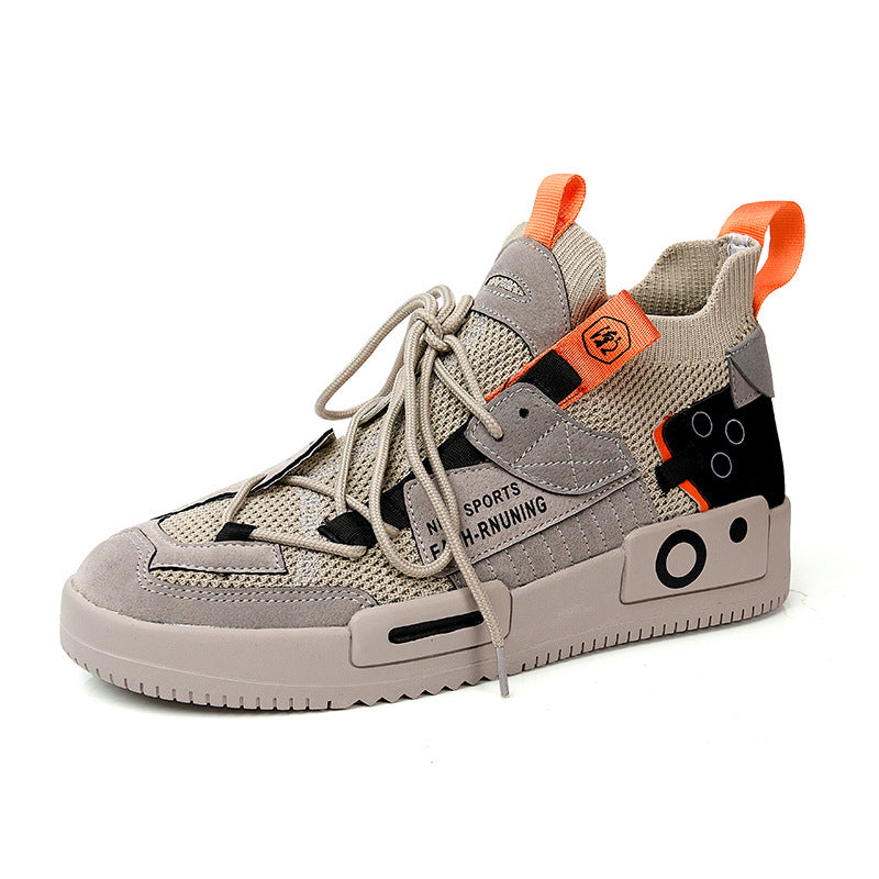 2022 Flying Woven Men's Zhongbang Casual Sneakers