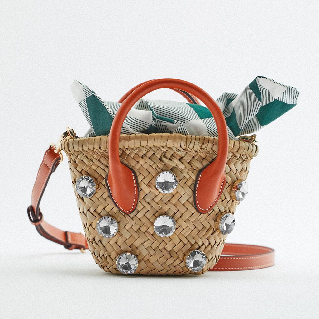 Summer Sweet Rattan Weaving Shoulder Crossbody Bag