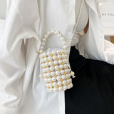 Mini Beads Bag Handmade Vintage Handbags Evening Party Shoulder Bag
