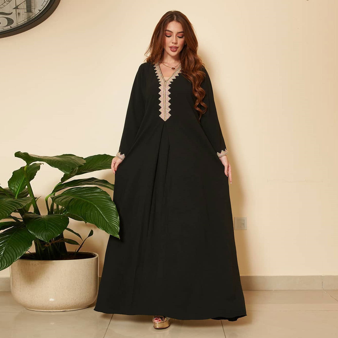 Middle East Women's Wear Swing Dress