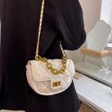 Women's Mini PU Leather Saddle Shoulder Crossbody Bags