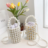 Mini Beads Bag Handmade Vintage Handbags Evening Party Shoulder Bag