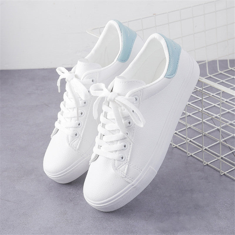 Women Sneakers Fashion Breathble Vulcanized Shoes Pu Leather