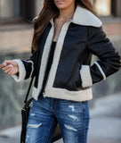 New Casual PU Leather Coat For Women