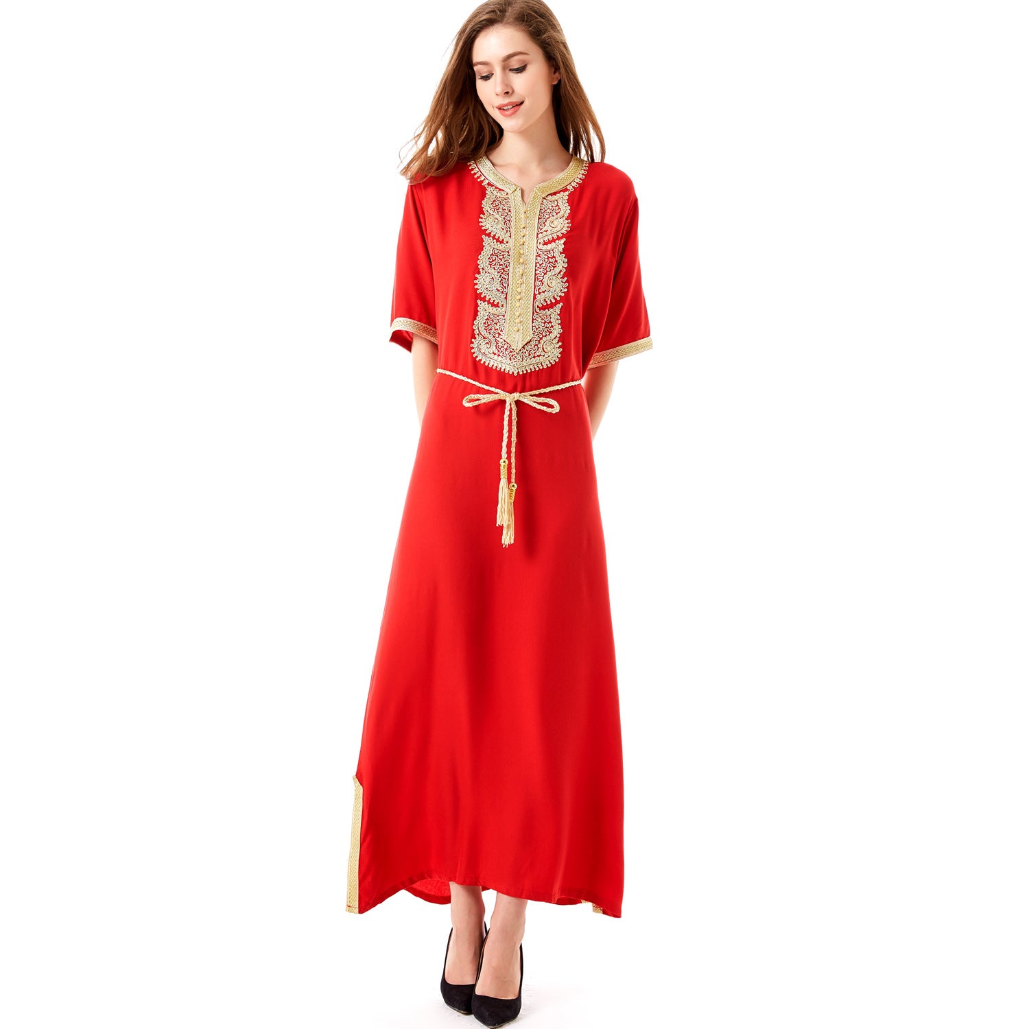Women Middle East Arab Robe Long