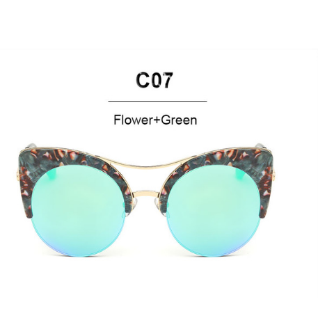 Tide brand men and women sunglasses cat eye