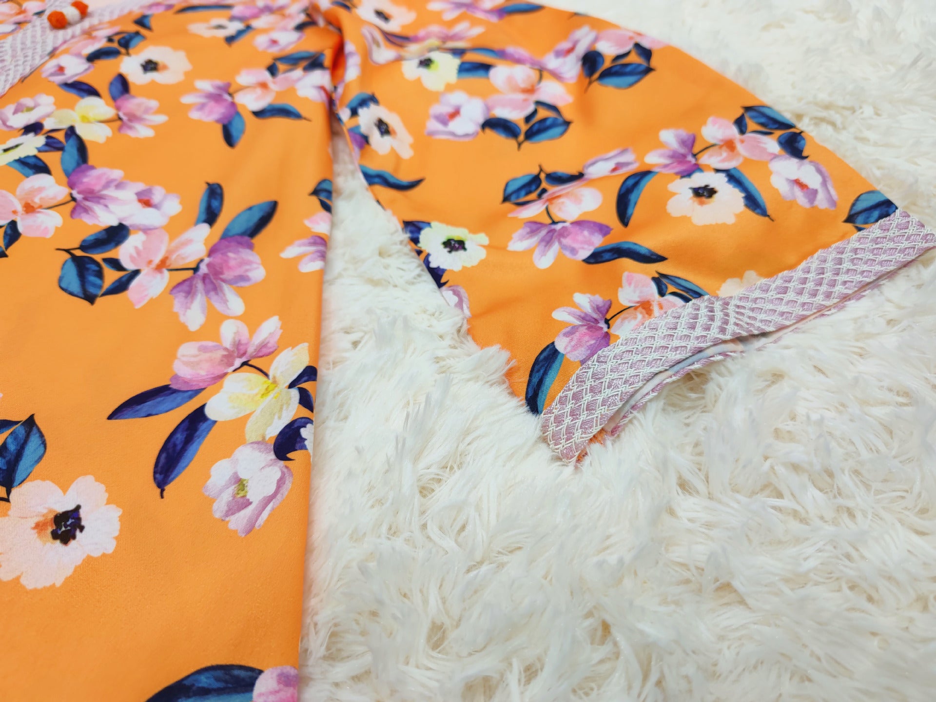 Ladies Print Princess Lace Ribbon Middle East Parent-Child Wear