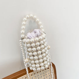 Mini Beads Bag Handmade Vintage Handbags Evening Party Shoulder Bag