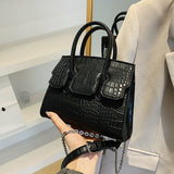 Stone Pattern Summer New Brand Trendy Small Handbags