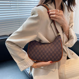 Half-Moon Retro PU Leather Small Underarm