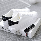 Women Sneakers Fashion Breathble Vulcanized Shoes Pu Leather