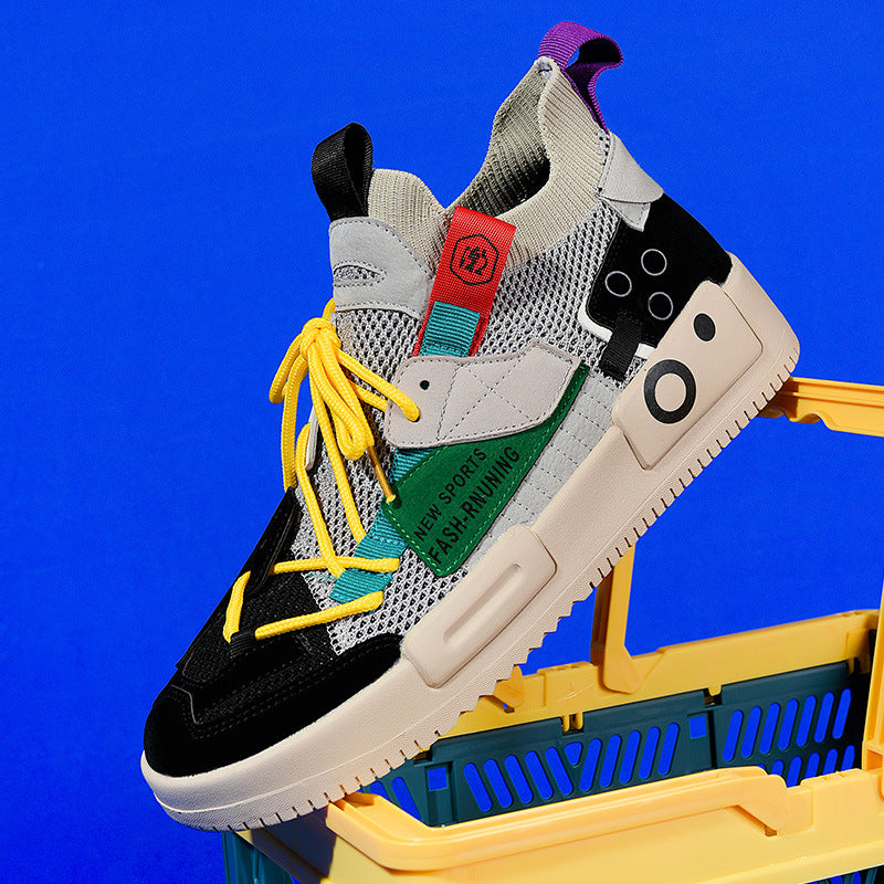 2022 Flying Woven Men's Zhongbang Casual Sneakers