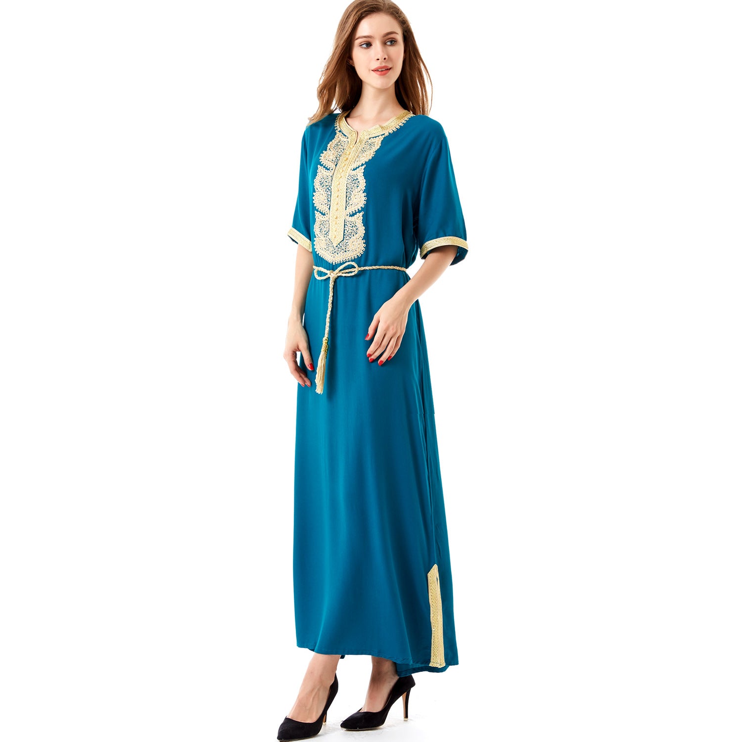 Women Middle East Arab Robe Long