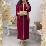 Hooded Fashion Elegant Long Dress