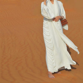 Solid Color Flowy Tie Long Dress