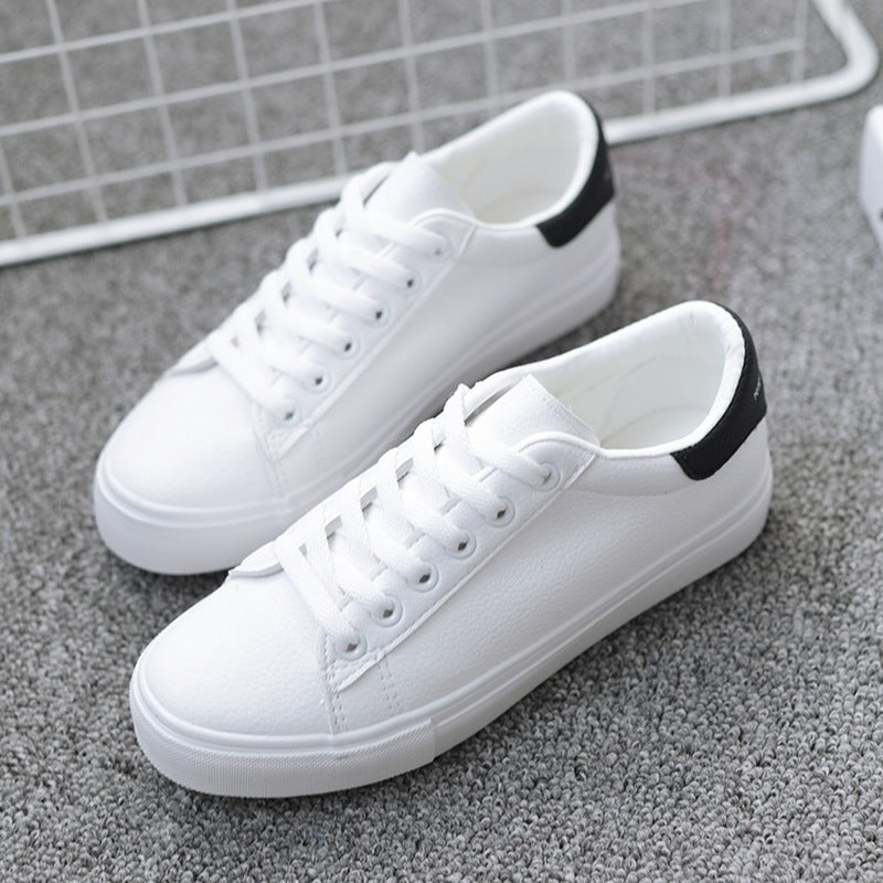 Women Sneakers Fashion Breathble Vulcanized Shoes Pu Leather