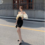 Off-shoulder Tube Top Dress Socialite Elegant High-grade Hip Skirt Women's Summer 2022 New Skirt